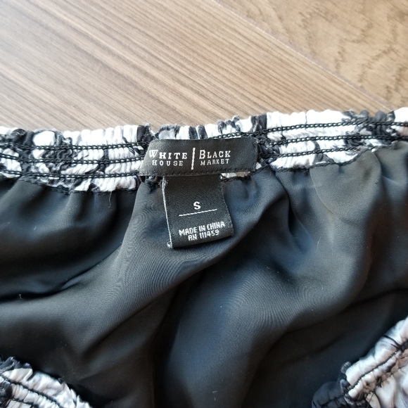 White House Black Market, Silk tassel front blouse, size S - Picture 5 of 12